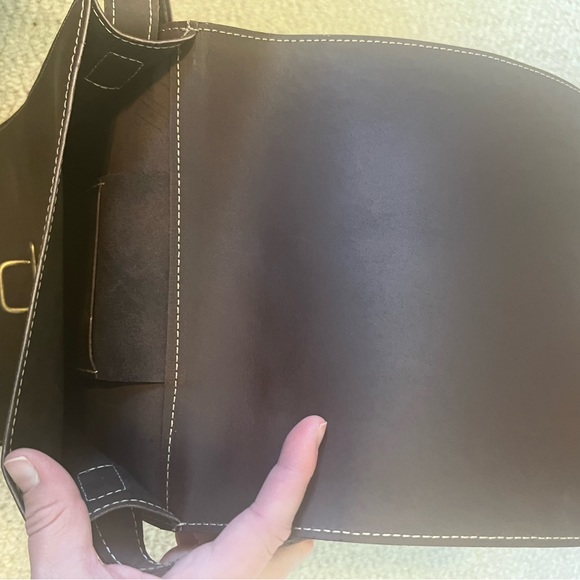 NWOT Italian Cork and Leather Crossbody - Picture 4 of 4